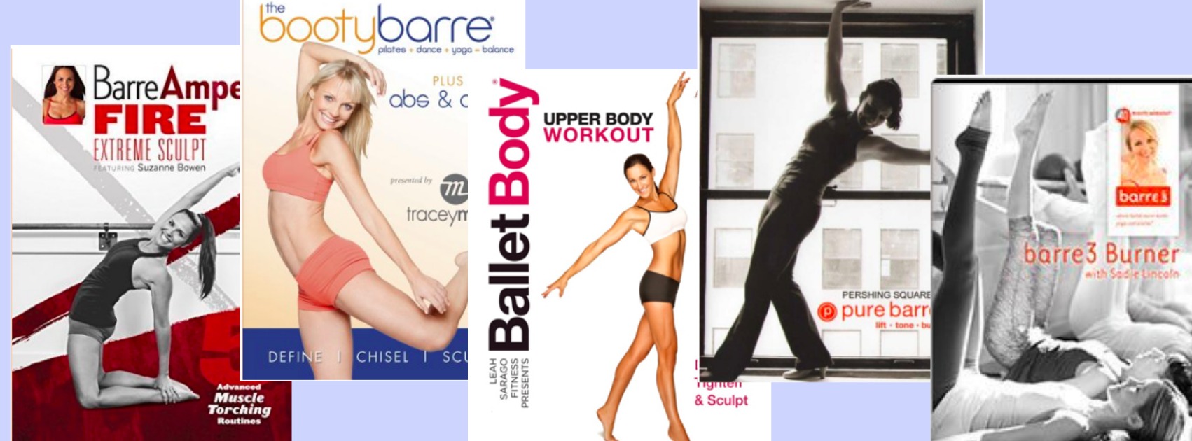 3 Suzanne Bowen's prenatal workout DVD lot Barre Amped long lean